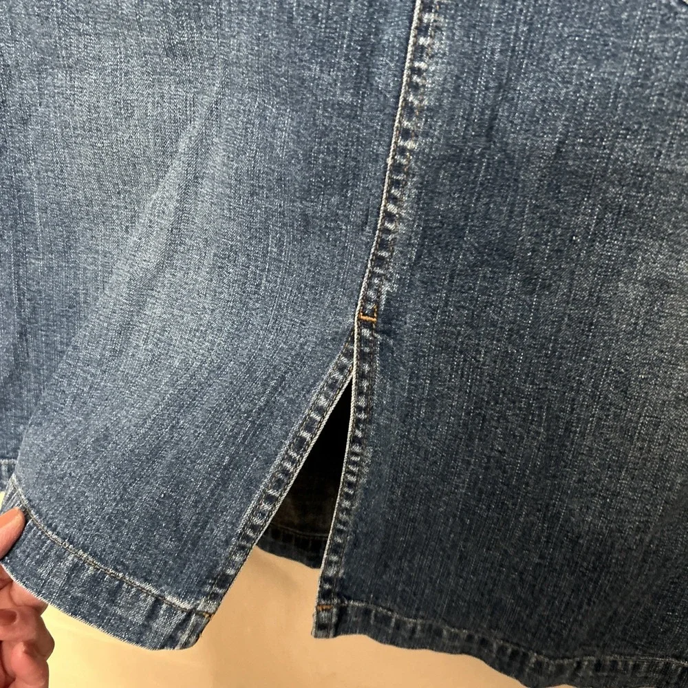 ralph lauren‎ Jean Co Size 12 Denim Skirt - Picture 2 of 4